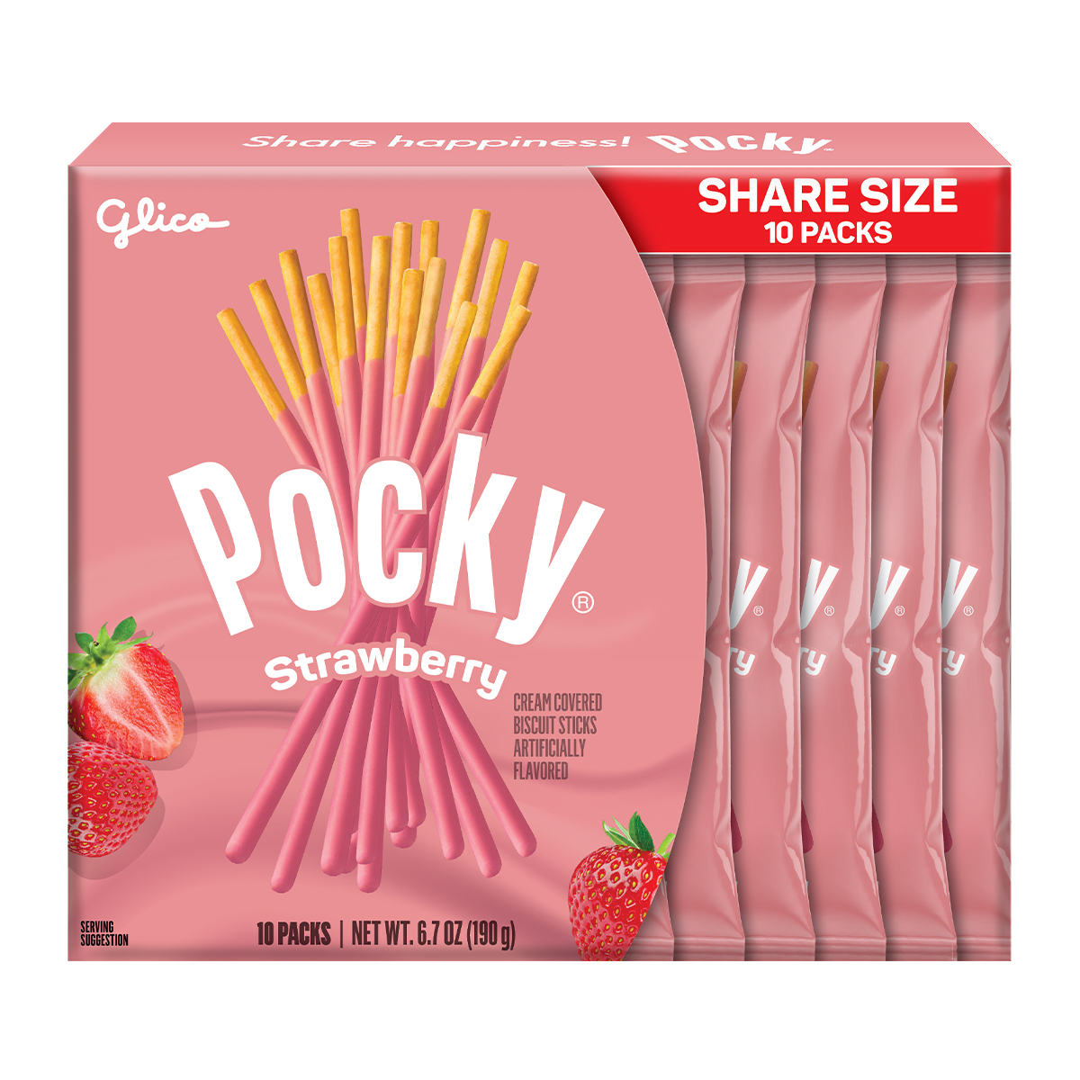 Pocky Strawberry Share Pack | Ezaki Glico USA Corporation